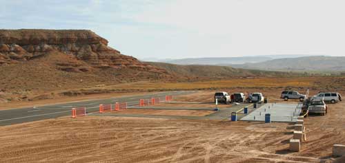 cement pit area